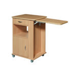 Κομοδίνο Ξύλινο Τροχήλατο με Τραπεζάκι | 0805621 | Wemed