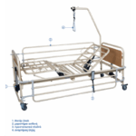 Ηλεκτρική Κλίνη Με Ρύθμιση Ύψους, Πλάτης & Ποδιών| PRATO 4| Wemed