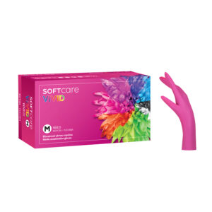 gantia nitriliou soft care vivid fouxia 100 temaxia exetastika gantia nitriliou roz fouxia xoris poudra soft care vivid fuchsia nitrile gloves latex free