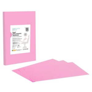 charti odontiatrikis tabletas soft care roz 18x28cm kalymma odontiatrikis tabletas roz 250 temaxia soft care dental tray paper pink 109301p